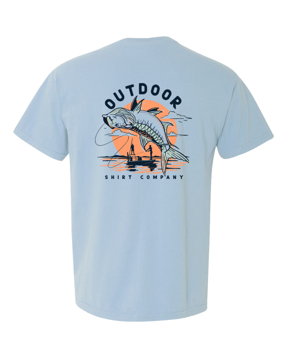 Tarpon on Fly - Pocket Tee