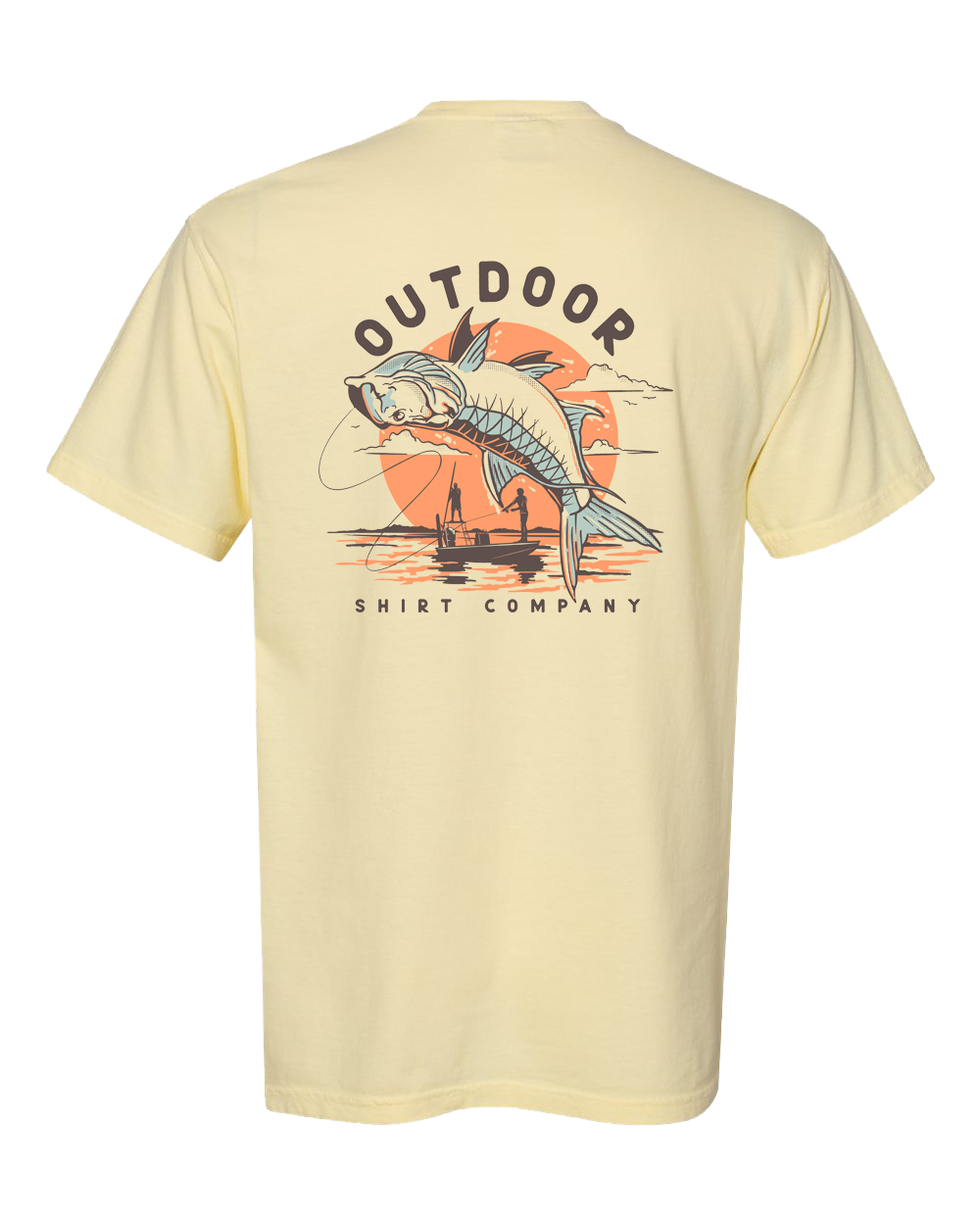 Tarpon on Fly - Pocket Tee