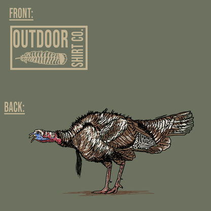 Gobble Tee - Two Color Options - Front/Back