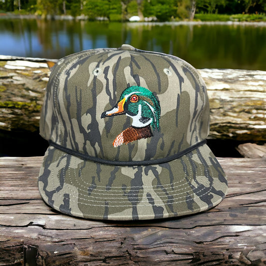 Wood Duck Head Osland Camo - Trucker Hat