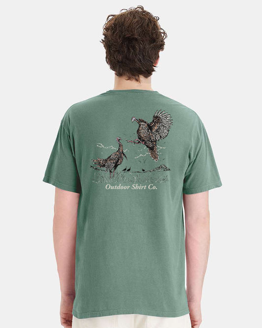 Turkey Fight - Pocket Tee (2 Color Options)